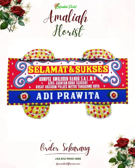Papan Bunga Ucapan Selamat Regol